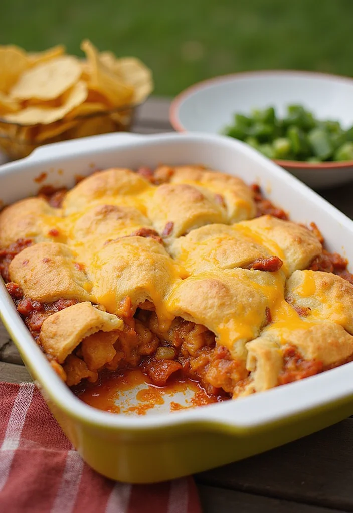 10 Crescent Roll Dinner Recipes Fun and Quick - 5. BBQ Chicken Crescent Roll Casserole