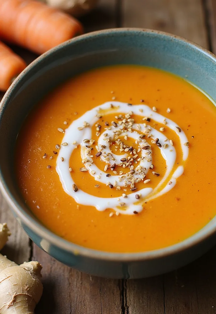 10 GERD Friendly Vegan Recipes for Gentle Eating - 8. Carrot Ginger Soup