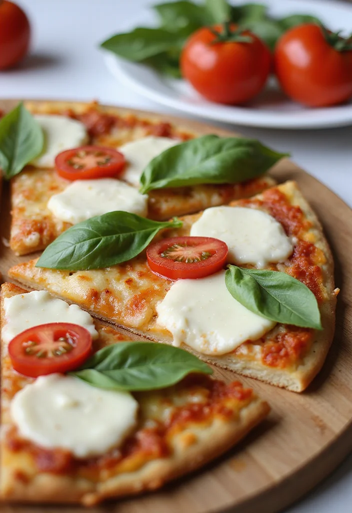 10 Healthy Pizza Recipes with Better Ingredients - 1. Cauliflower Crust Margherita Pizza