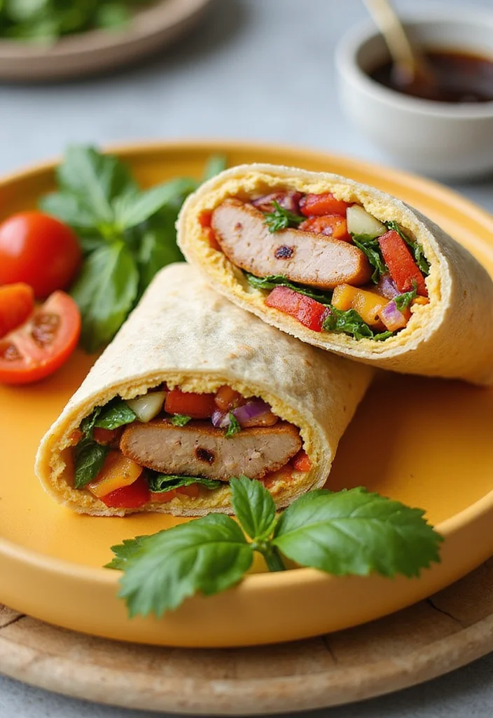 10 Healthy Sandwich Recipes for Quick Meals - 2. Turkey and Hummus Wrap