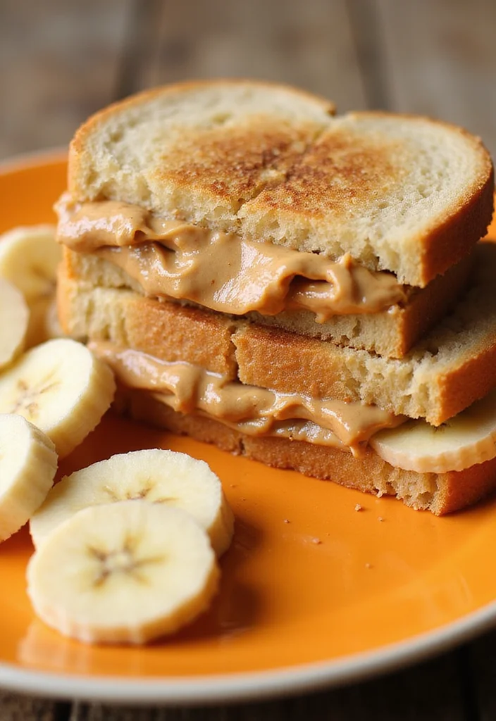 10 Healthy Sandwich Recipes for Quick Meals - 9. Peanut Butter and Banana Sandwich