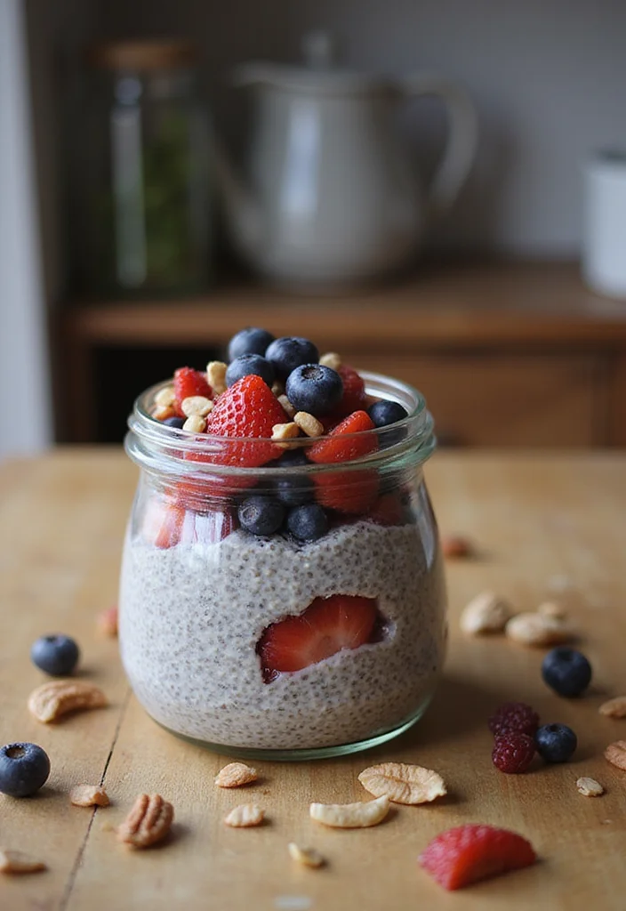 10 High Protein Dessert Recipes for Guilt-Free Treats - 5. Chia Seed Pudding with Almond Milk