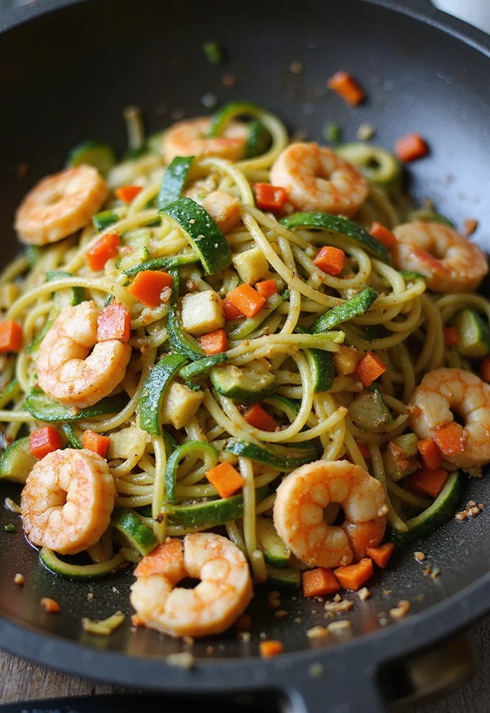 10 Keto Blackstone Recipes for Easy Griddle Meals - 4. Zucchini Noodles Stir Fry