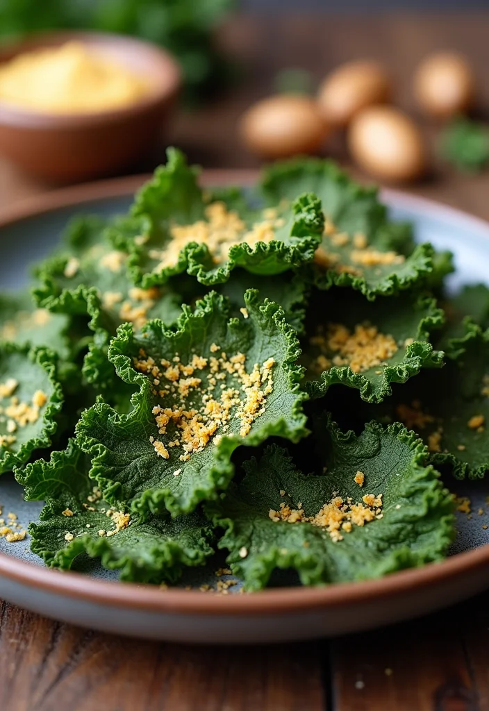 10 Keto Kale Recipes for Healthy Comfort - 1. Cheesy Keto Kale Chips