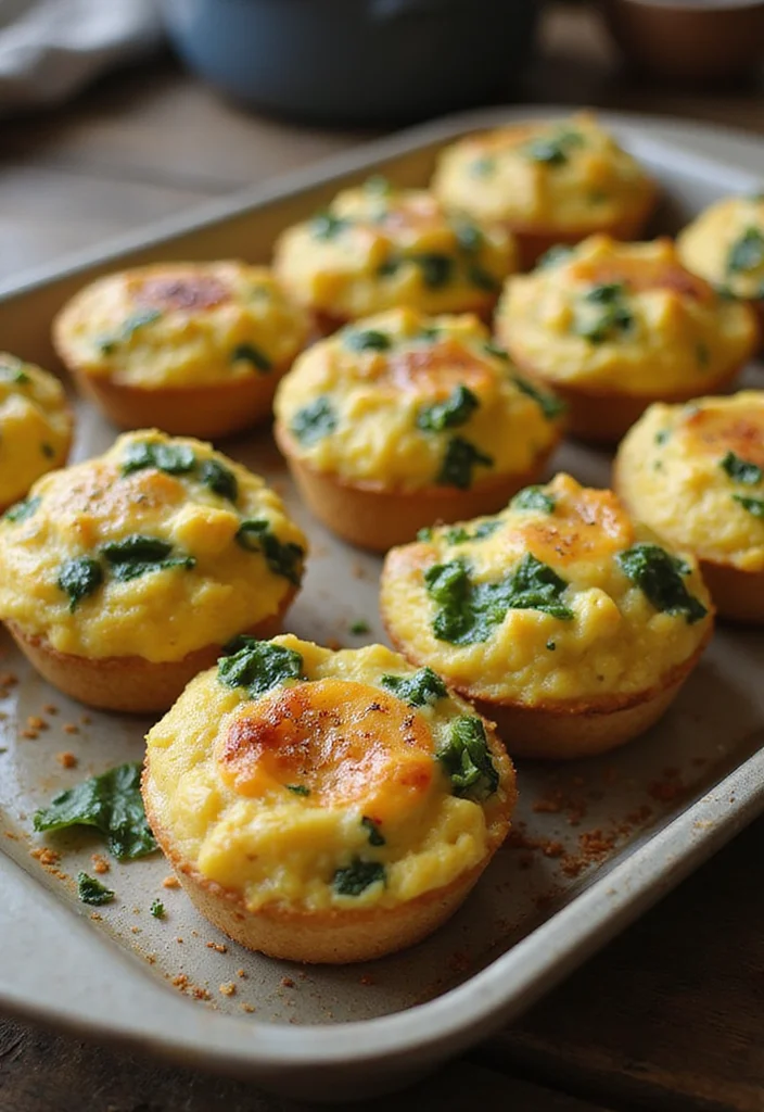 10 Keto Paleo Recipes for Busy Professionals: Clean and Low Carb - 4. Egg Muffins with Spinach and Cheese