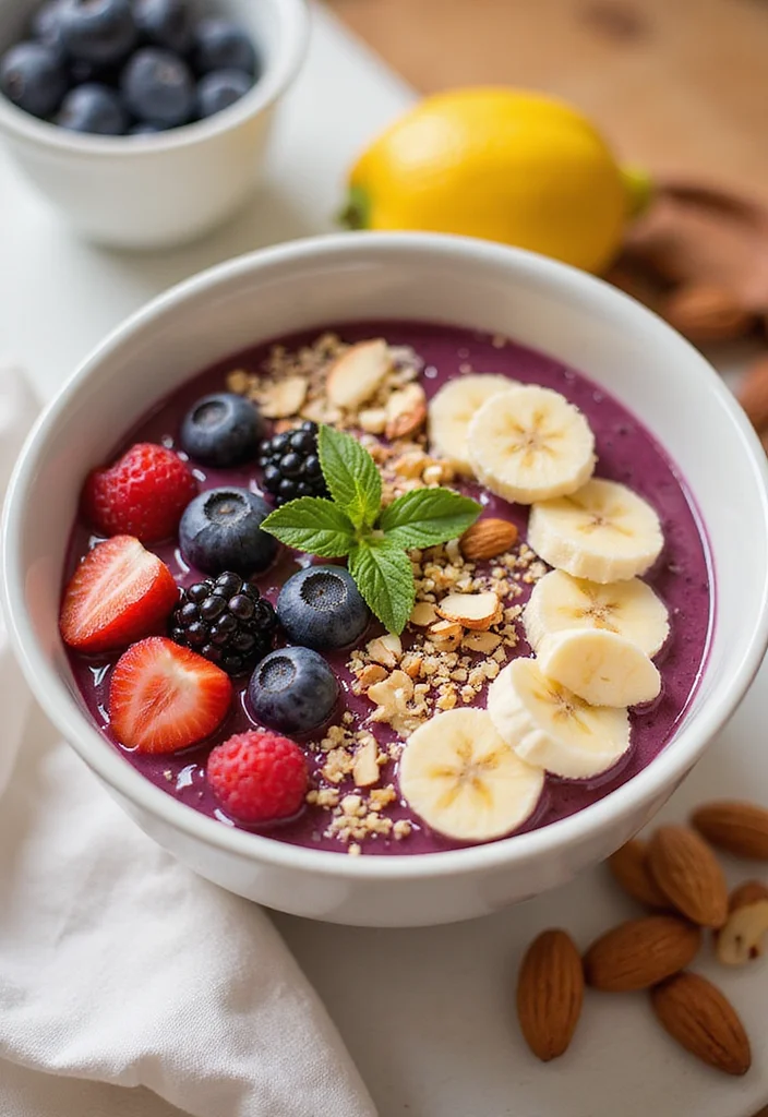 10 Keto Peanut Butter Recipes for Quick Treats - 10. Peanut Butter Smoothie Bowl