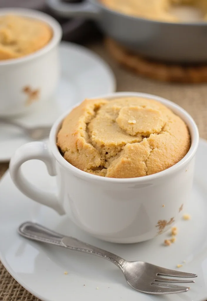 10 Keto Peanut Butter Recipes for Quick Treats - 5. Peanut Butter Keto Mug Cake