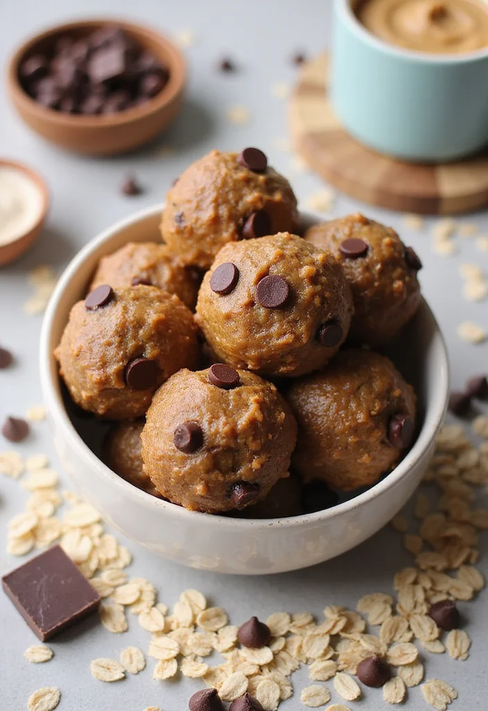 10 Keto Peanut Butter Recipes for Quick Treats - 6. Peanut Butter Chocolate Chip Energy Bites