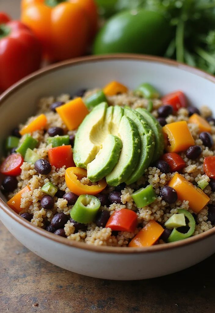 10 Low Sodium Dinner Recipes for Balanced Eating - 2. Quinoa and Black Bean Bowl