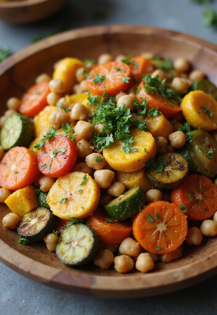 10 Low Sodium Dinner Recipes for Balanced Eating - 3. Roasted Vegetable and Chickpea Stir-Fry