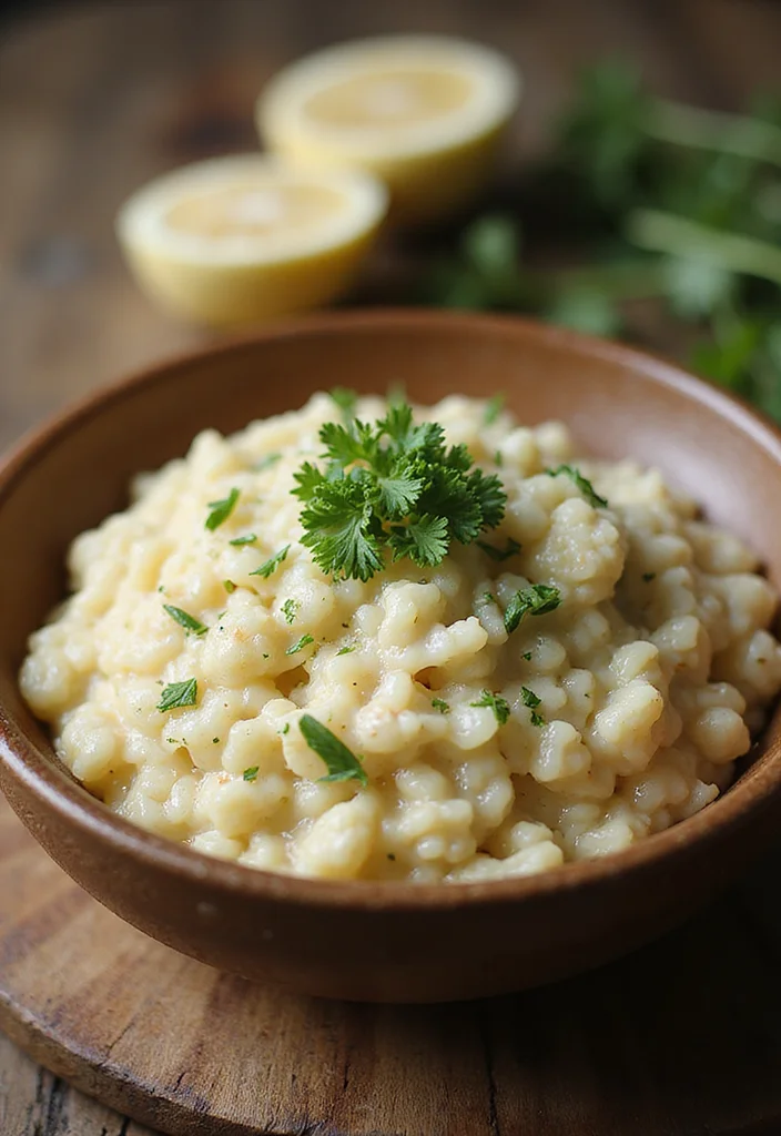 10 Low Sodium Dinner Recipes for Balanced Eating - 7. Creamy Garlic Cauliflower Risotto