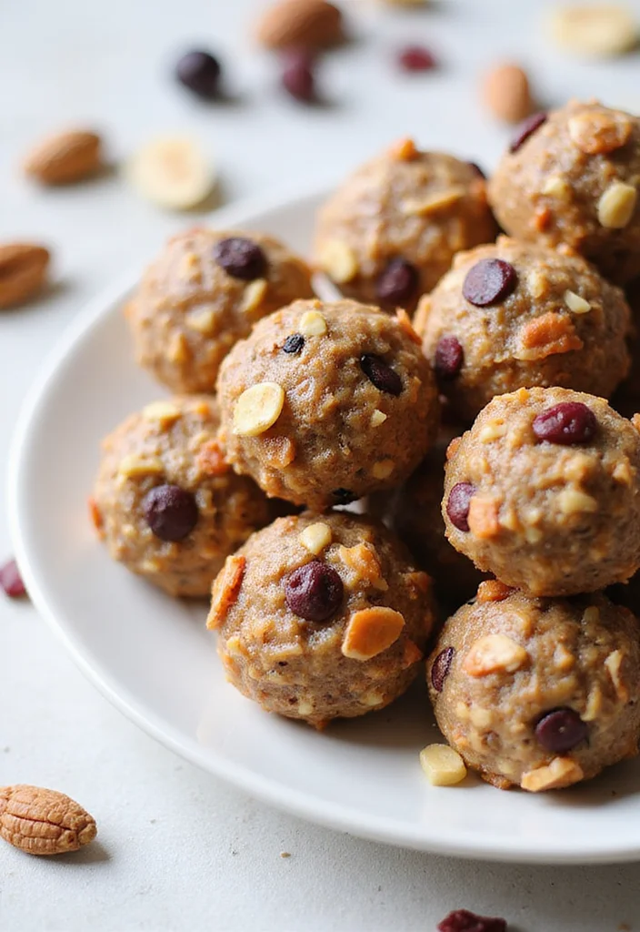 10 No Oil Vegan Recipes Clean and Simple - 10. Fruit & Nut Energy Bites