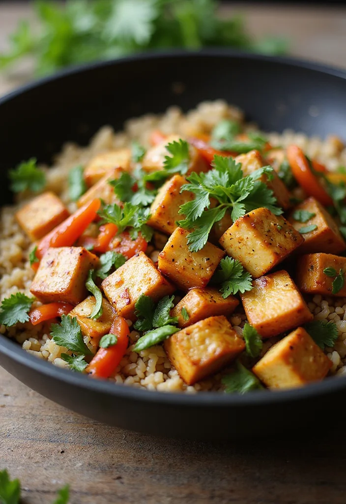 10 Puerto Rican Dinner Recipes for Bold Comfort - 10. Tofu and Vegetable Stir-Fry with Sofrito