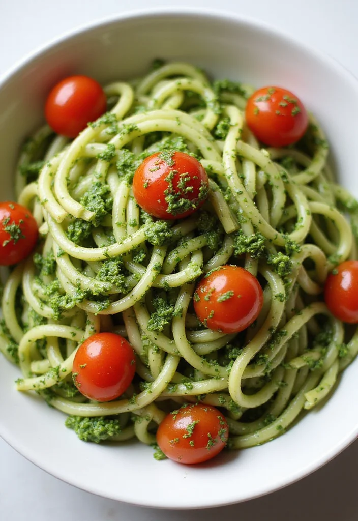 10 Romantic Dinner Recipes Easy and Elegant - 5. Zucchini Noodles with Pesto