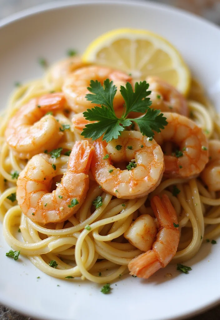 10 Romantic Dinner Recipes Easy and Elegant - 6. Shrimp Scampi with Garlic and Lemon