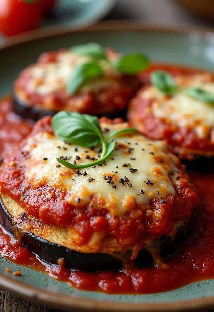 10 Romantic Dinner Recipes Easy and Elegant - 7. Baked Eggplant Parmesan