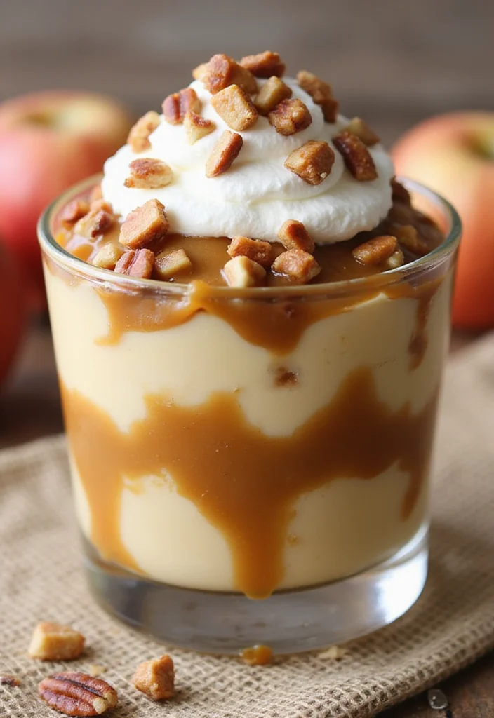 10 Trifle Dessert Recipes with Beautiful Layers - 10. Caramel Apple Trifle