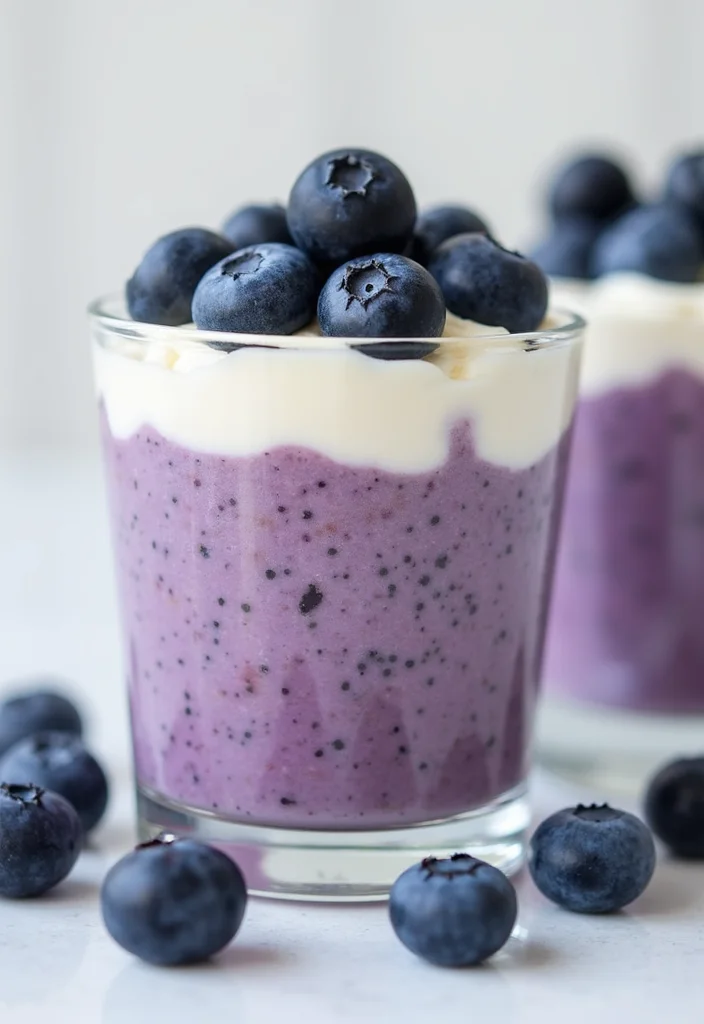 10 Trifle Dessert Recipes with Beautiful Layers - 4. Blueberry Chia Seed Trifle