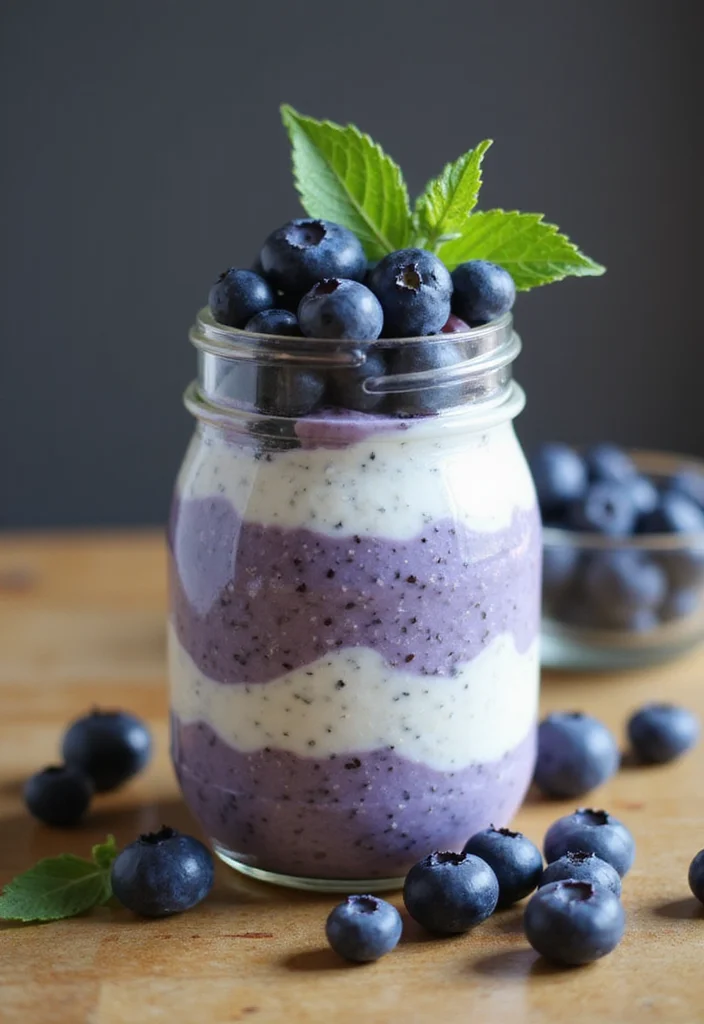 10 Vegan Blueberry Recipes Simple and Fresh - 4. Blueberry Chia Seed Pudding