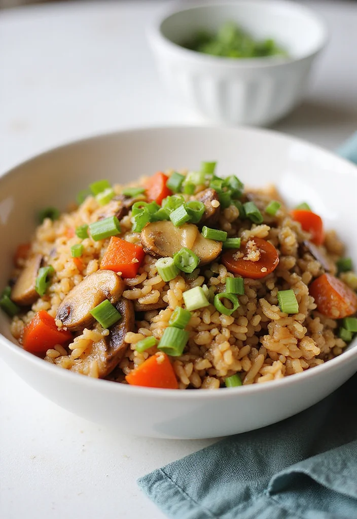 10 Vegan Oyster Mushroom Recipes Rich and Hearty - 9. Oyster Mushroom Fried Rice