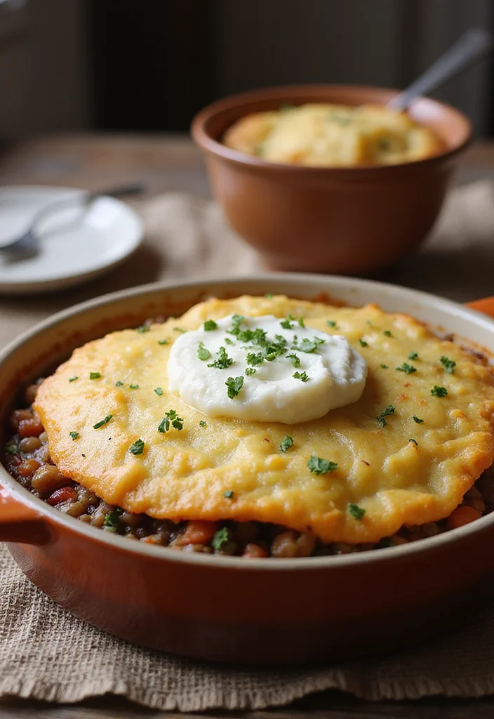 10 Vegan Savory Pie Recipes for Cozy Meals - 2. Lentil Shepherd's Pie