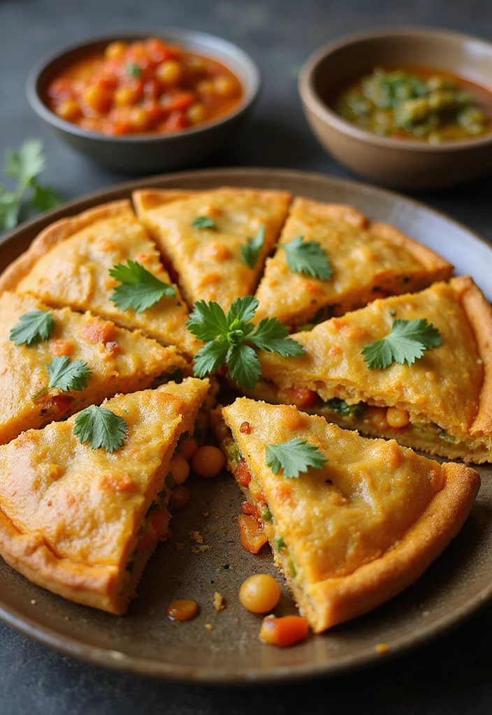 10 Vegan Savory Pie Recipes for Cozy Meals - 9. Curried Vegetable and Chickpea Pie