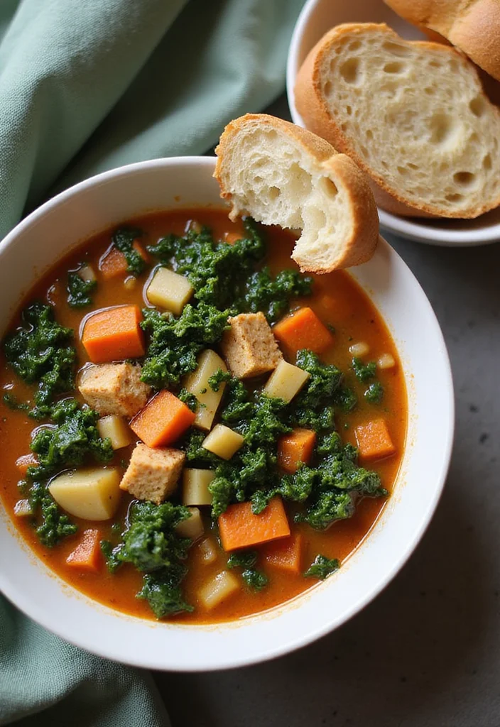 10 Vegan Tempeh Recipes for Easy Protein - 8. Tempeh Soup with Greens