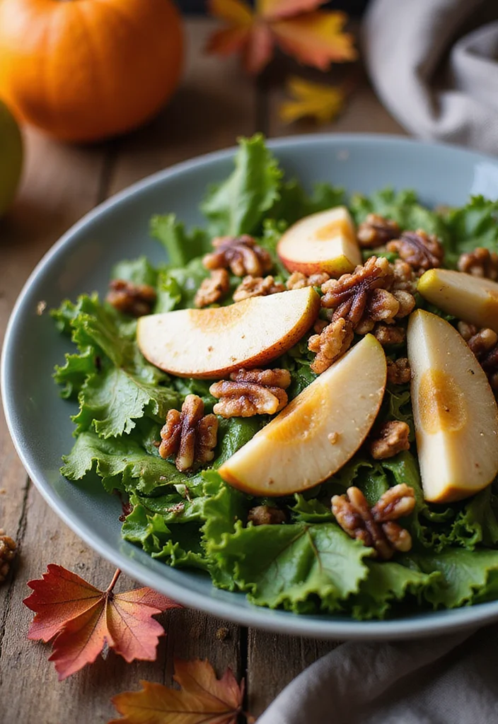 12 Autumn Healthy Recipes with Seasonal Flavor - 12. Pear and Walnut Salad