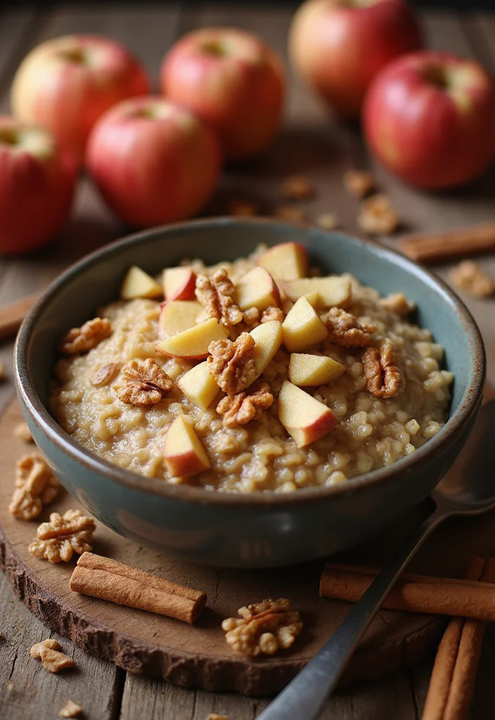 12 Autumn Healthy Recipes with Seasonal Flavor - 2. Apple Cinnamon Oatmeal