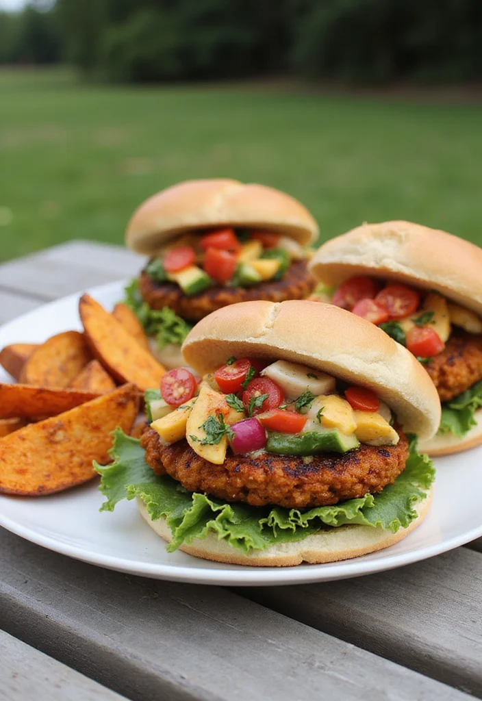 12 BBQ Dinner Recipes for Flavorful Evenings - 12. Smoked Paprika Chickpea Burgers