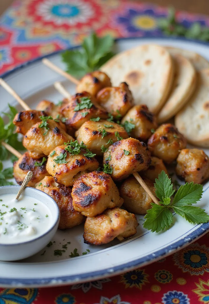 12 BBQ Dinner Recipes for Flavorful Evenings - 5. Mediterranean Grilled Chicken Skewers