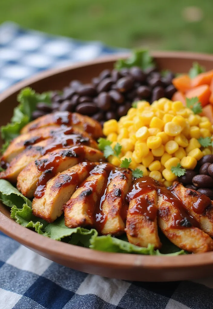 12 BBQ Dinner Recipes for Flavorful Evenings - 9. BBQ Chicken Salad