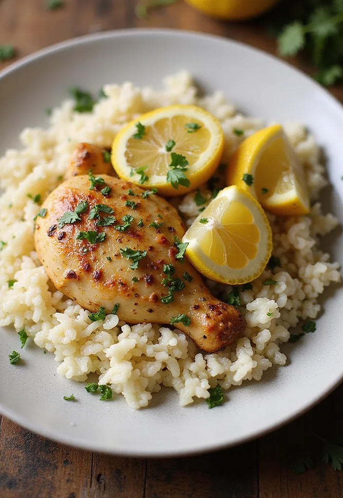 12 Easy Rice Dinner Recipes for Simple Meals - 4. Lemon Garlic Chicken and Rice