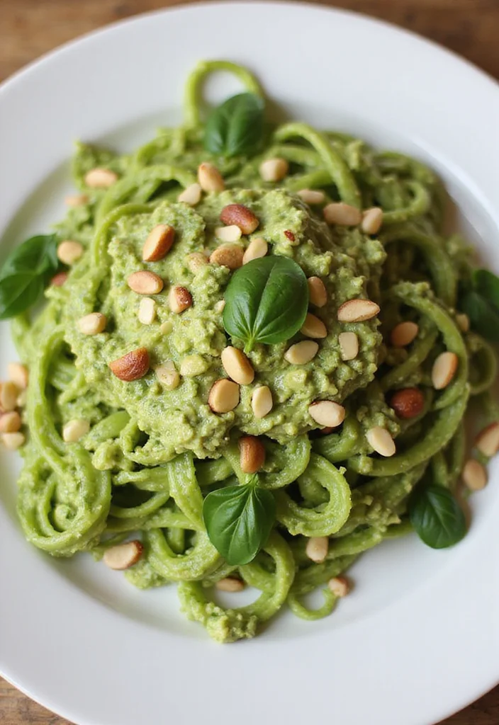 12 Fat Loss Dinner Recipes: Light and Satisfying - 1. Zucchini Noodles with Avocado Pesto