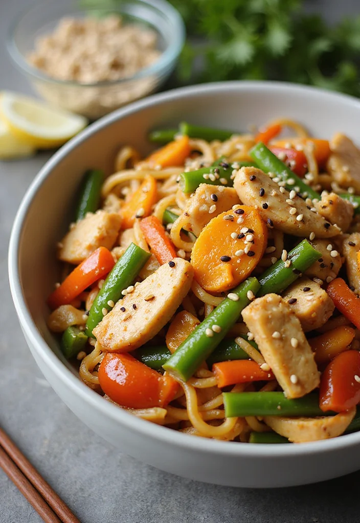 12 Healthy Chinese Recipes: Light and Flavorful Noodle Dishes - 2. Chicken Chow Mein with Veggies