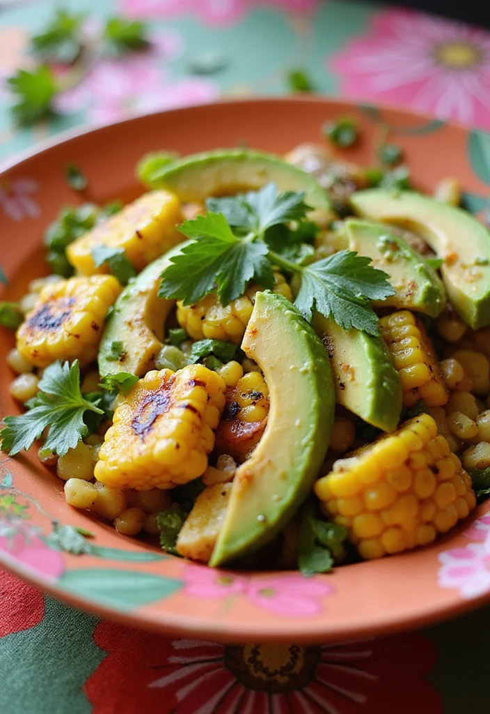 12 Healthy Summer Dinner Recipes Fresh and Light - 11. Grilled Corn and Avocado Salad