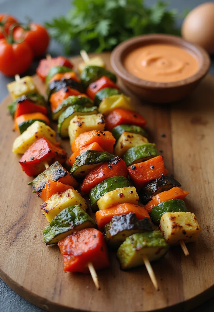 12 Healthy Summer Dinner Recipes Fresh and Light - 2. Grilled Vegetable Skewers