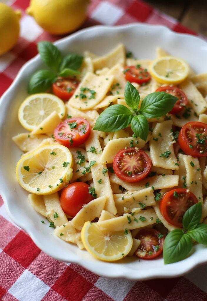 12 Healthy Summer Dinner Recipes Fresh and Light - 8. Lemon Basil Pasta Salad
