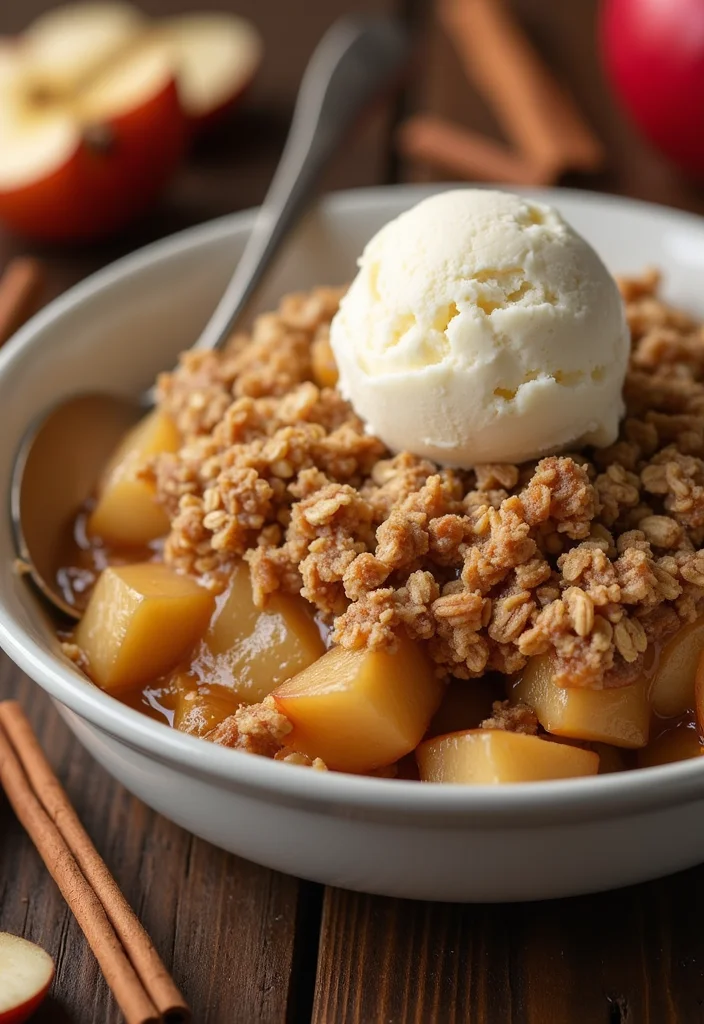 12 Homemade Dessert Recipes Anyone Can Make - 10. Apple Crisp with Oat Topping