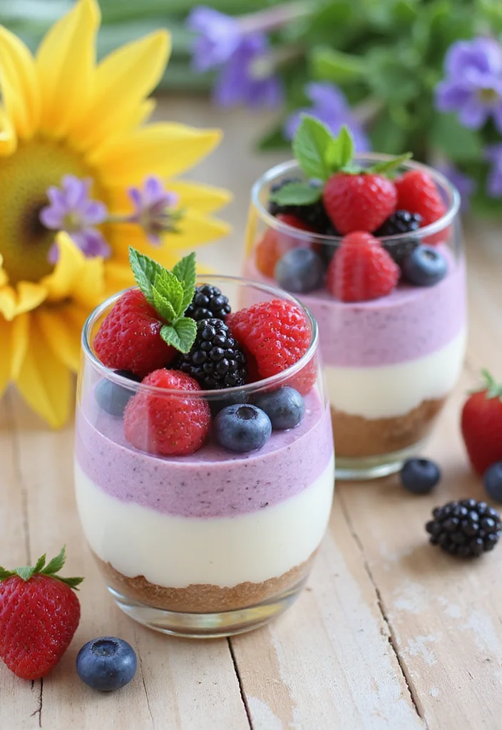 12 Homemade Dessert Recipes Anyone Can Make - 2. No-Bake Berry Cheesecake Cups
