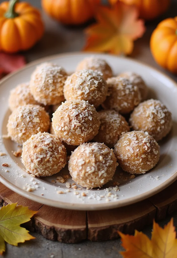 12 Homemade Dessert Recipes Anyone Can Make - 6. Pumpkin Spice Energy Bites