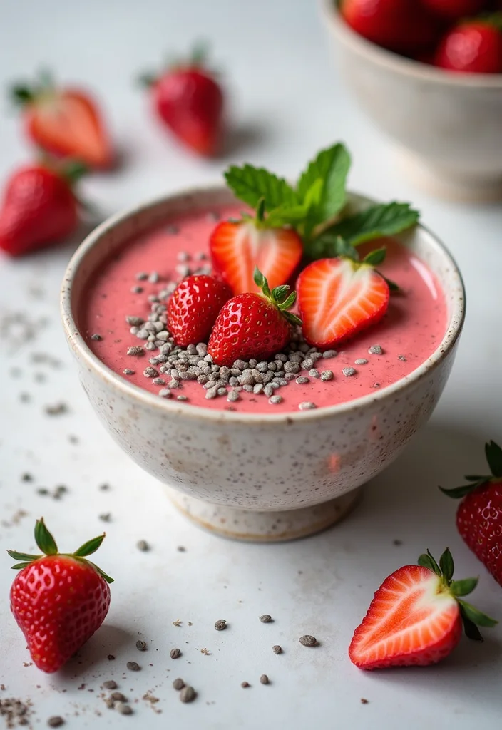 12 Homemade Dessert Recipes Anyone Can Make - 7. Strawberry Chia Seed Pudding