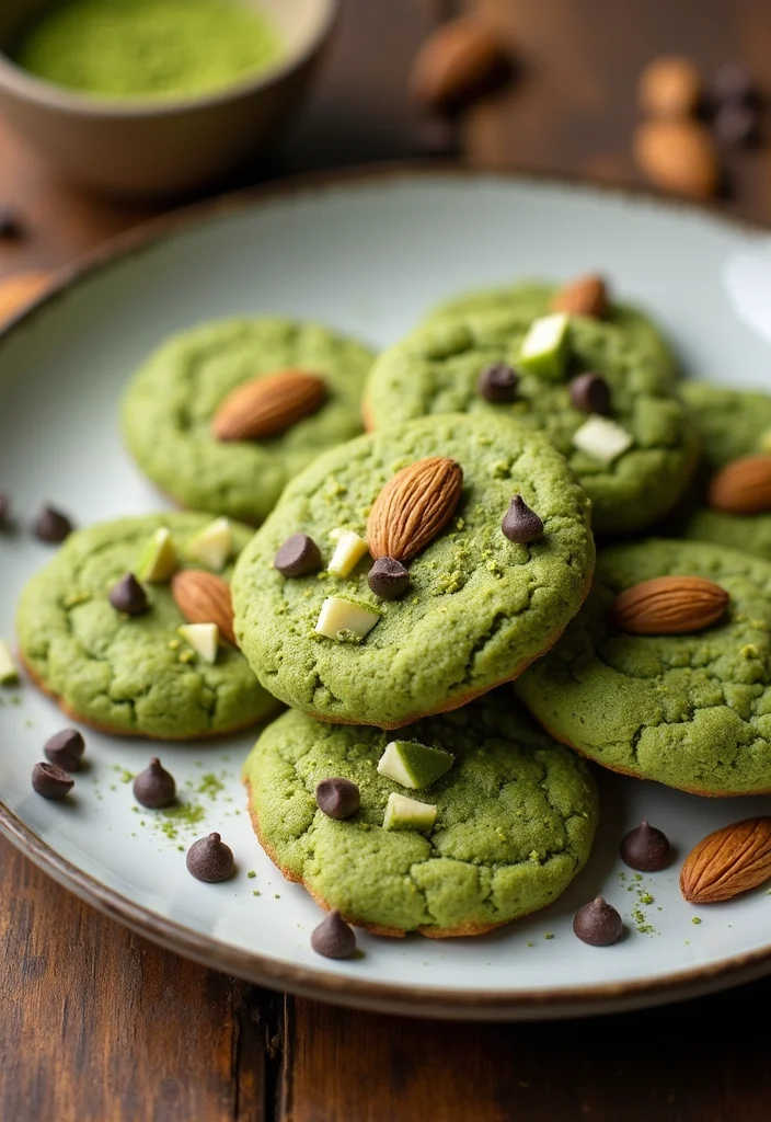 12 Homemade Dessert Recipes Anyone Can Make - 8. Matcha Green Tea Cookies