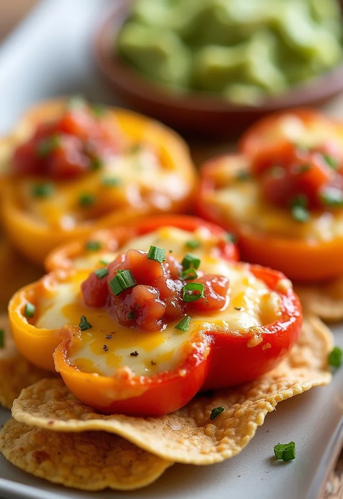 12 Keto Appetizer Recipes for Any Gathering - 8. Mini Bell Pepper Nachos