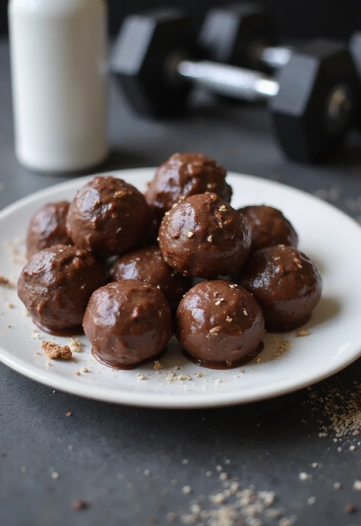 12 Keto Chocolate Dessert Recipes Rich and Low Carb - 10. Keto Chocolate Protein Balls