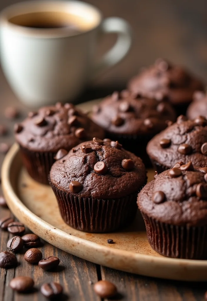 12 Keto Chocolate Dessert Recipes Rich and Low Carb - 12. Keto Chocolate Mocha Muffins