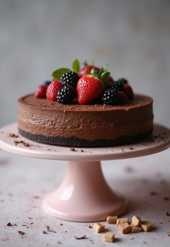 12 Keto Chocolate Dessert Recipes Rich and Low Carb - 3. Creamy Keto Chocolate Cheesecake