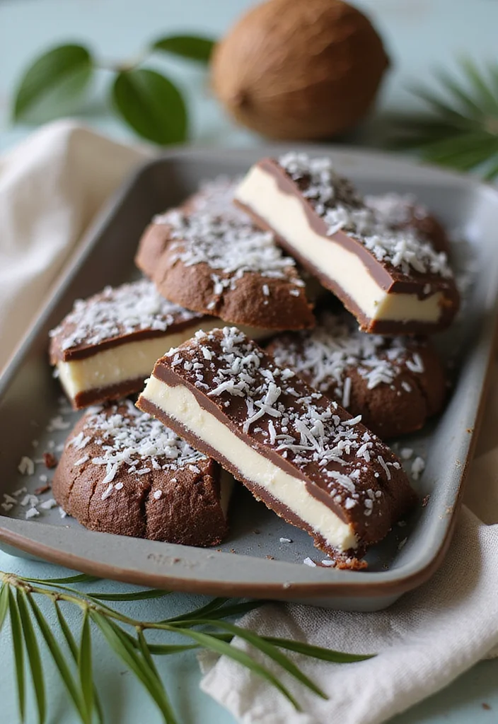 12 Keto Chocolate Dessert Recipes Rich and Low Carb - 4. No-Bake Keto Chocolate Coconut Bars