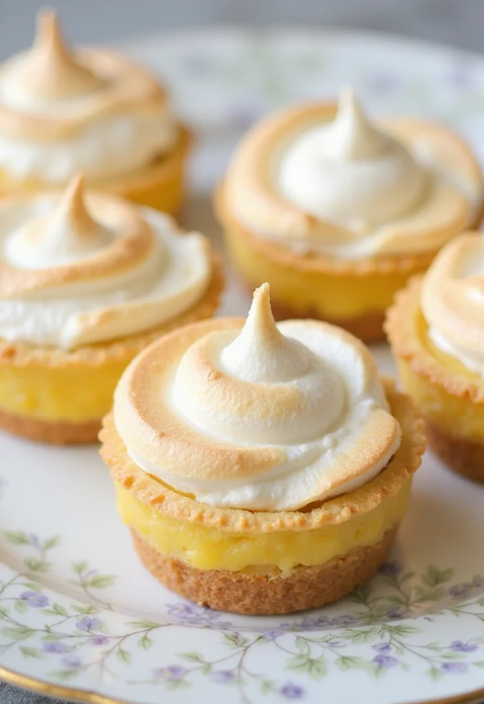 12 Puff Pastry Dessert Recipes: Light, Crispy, and Easy - 4. Lemon Meringue Puff Pastry Cups