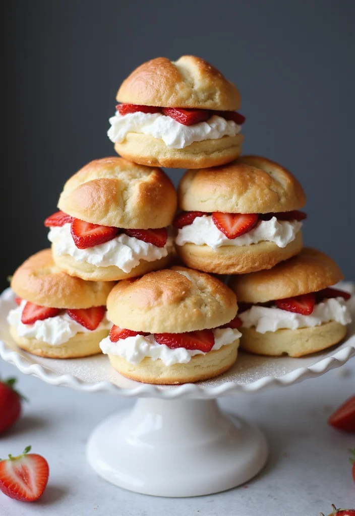 12 Puff Pastry Dessert Recipes: Light, Crispy, and Easy - 6. Strawberry Shortcake Puff Pastry Layers